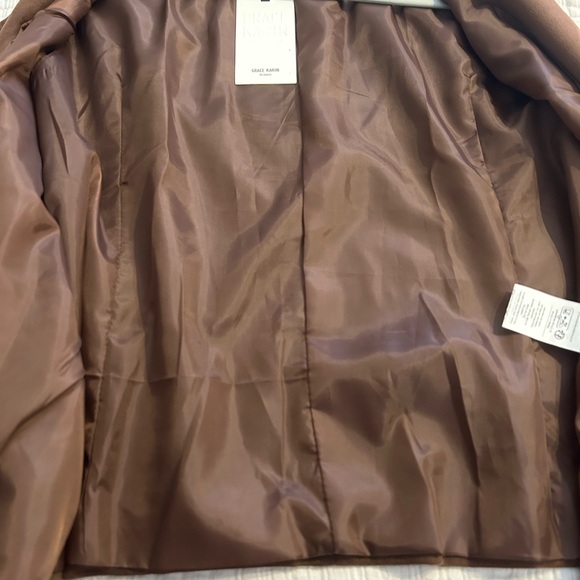 Grace Karin Brown Faux Suede Vest - Picture 5 of 5